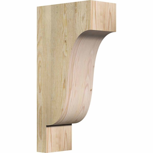 Ekena Millwork Newport Rough Sawn Corbel, Douglas Fir, 6"W x 12"D x 24"H COR06X12X24NEW00RDF - main